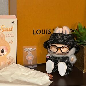 100% Authentic Labubu Have A Seat - Hehe & clothes